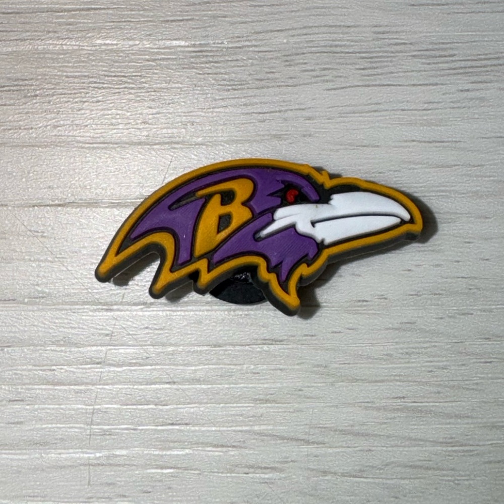 Baltimore Ravens NFL Football Team Croc Charm